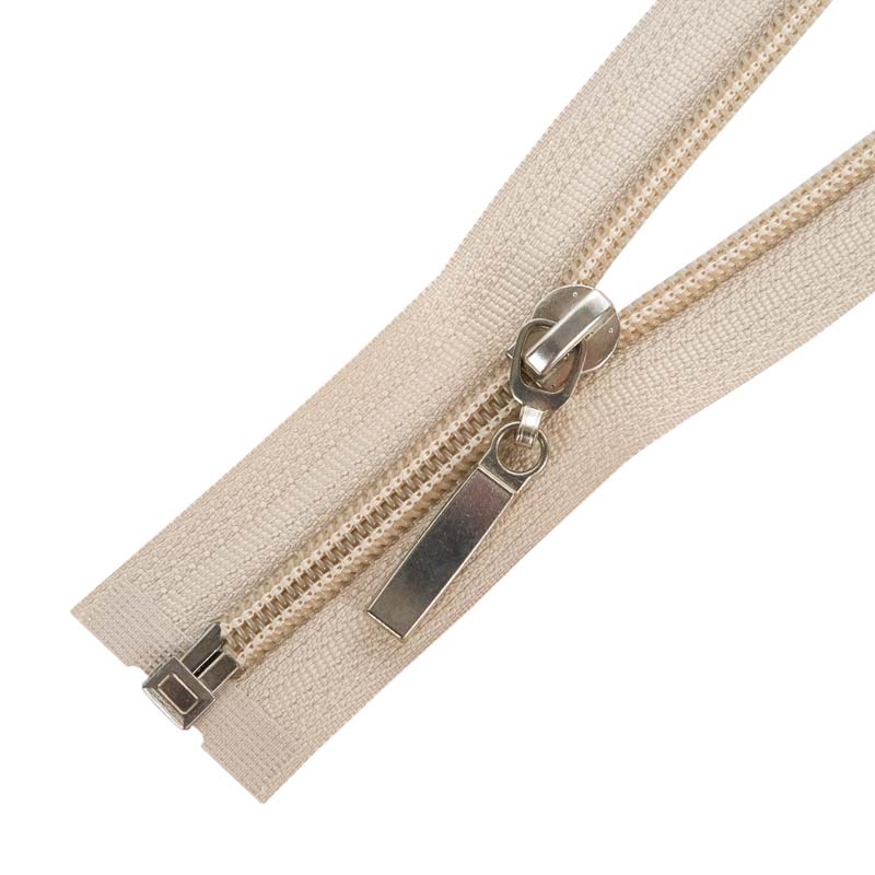 Spirál cipzár nyitható #5D0 fém húzó drapp 307 (1) Spirál cipzár nyitható #5D0 fém húzó drapp 307