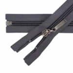 Spirál cipzár nyitható #5D0 fém húzó szürke 312