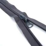 Spirál cipzár nyitható #5SR átfordítható kocsival szürke 312