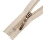 Spirál cipzár zárt #5D0 fém húzó autolock drapp 307