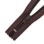 Spirál cipzár zárt #5S0 autolock barna 304