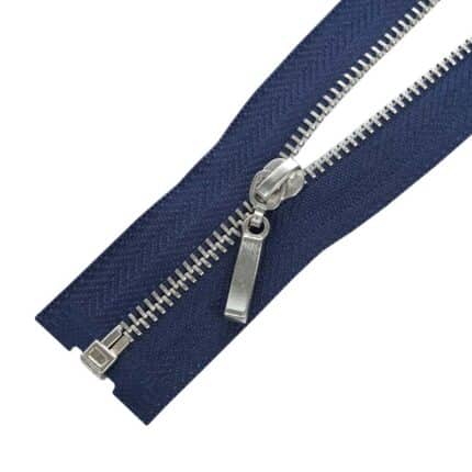 Cipzár fém fogazattal, nyithatót #3N0 kék 330