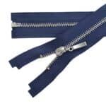 Cipzár fém fogazattal, nyithatót #3N0 kék 330