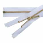 Fém cipzár nyitható #3M0 autolock, fehér