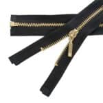 Fém cipzár nyitható #3M0 autolock, fekete