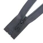 Fogazott műanyag cipzár nyitható #5K0-M4 szürke 312