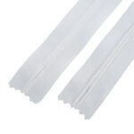 Rejtett cipzár hálós (hurkolt) #3W0 zárt csontszín 102