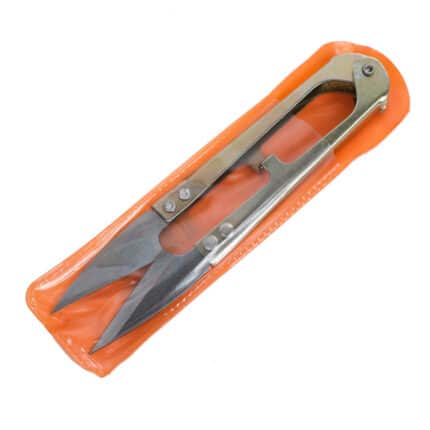 Szálvágó olló, csiptetőolló 11 cm aranysárga