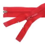 Rejtett cipzár hálós (hurkolt) #3W0 nyitható piros 148