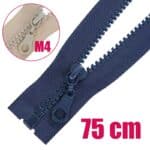 Műanyag cipzár GT10 nyitható 5K0-M4 75 cm