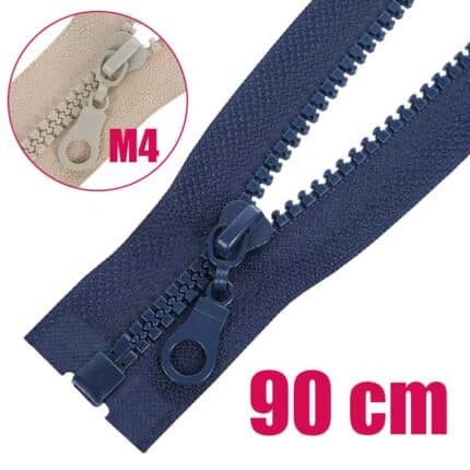 Műanyag cipzár GT10 nyitható 5K0-M4 90 cm