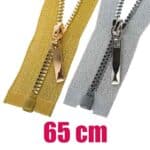 Műanyag dekoratív cipzár nyitható GT0 65 cm 3KD