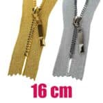 Műanyag dekoratív cipzár zárt GT0 16 cm 3KD