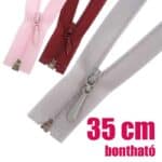Rejtett cipzár hálós (hurkolt) #3W0 nyitható 35 cm