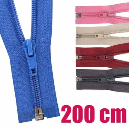 Spirál cipzár RT10 nyitható autolock 5S0 200 cm