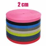 Sávoly-heveder, gurtni, hordszíj 50 méter, 2 cm több színben