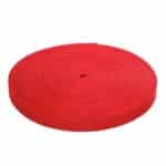 Sávoly-heveder, gurtni, hordszíj 50 méter, 2,5 cm piros 148