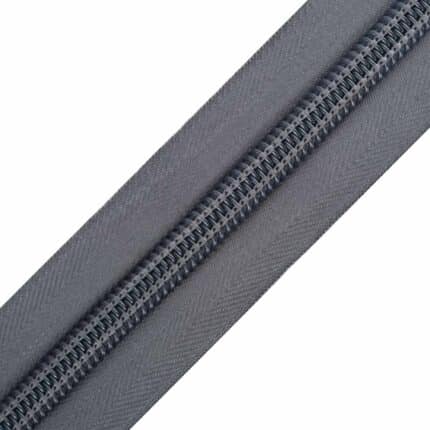 Folyóméteres cipzár RT30, #10 műanyag spirál T10 szürke 312