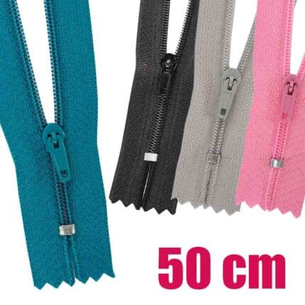 Spirál cipzár RT0 zárt 3S0 autolock 50 cm