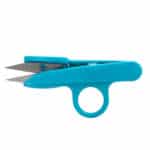 Szálvágó olló csíptetőolló 12 cm markolattal kék
