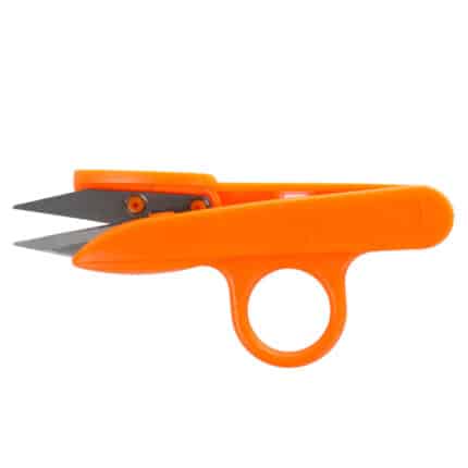 Szálvágó olló csíptetőolló 12 cm markolattal narancssárga