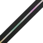 Folyóméteres cipzár RT0, #3 szivárvány spirál fekete 332 (2)