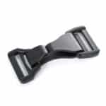 Műanyag karabiner, kampó, 3 cm széles hevederhez