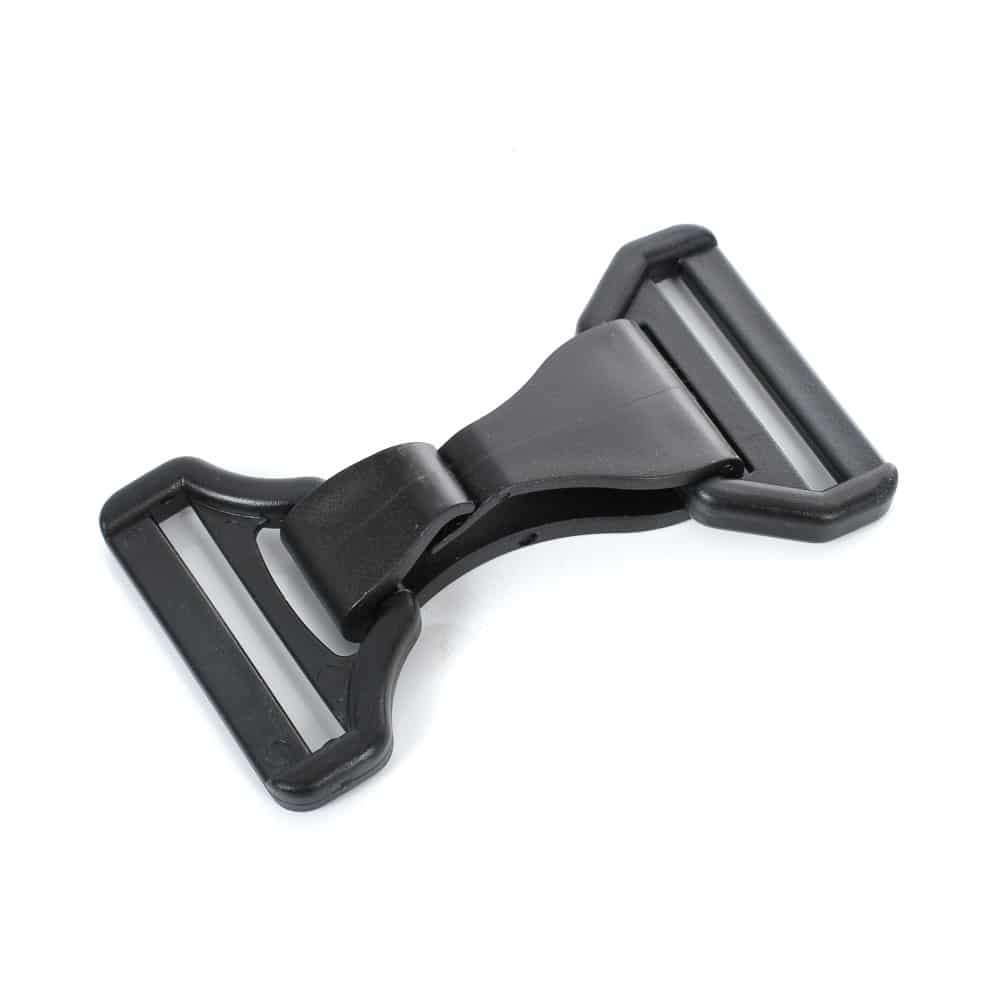 Műanyag karabiner, kampó, 4 cm széles hevederhez (1) Műanyag karabiner, kampó, 4 cm széles hevederhez