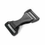 Műanyag karabiner 3 cm széles hevederhez fényes