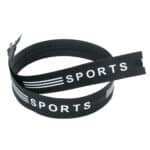 Vízzáró cipzár Sport #5WR nyitható, fekete