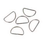 "D" gyűrű rozsdamentes fém táskakellék 50/27/3,5 - Image 2