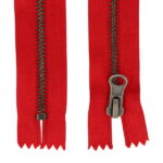 Fém cipzár zárt #5T0-V 16 cm antik ezüst fogazat - Image 3